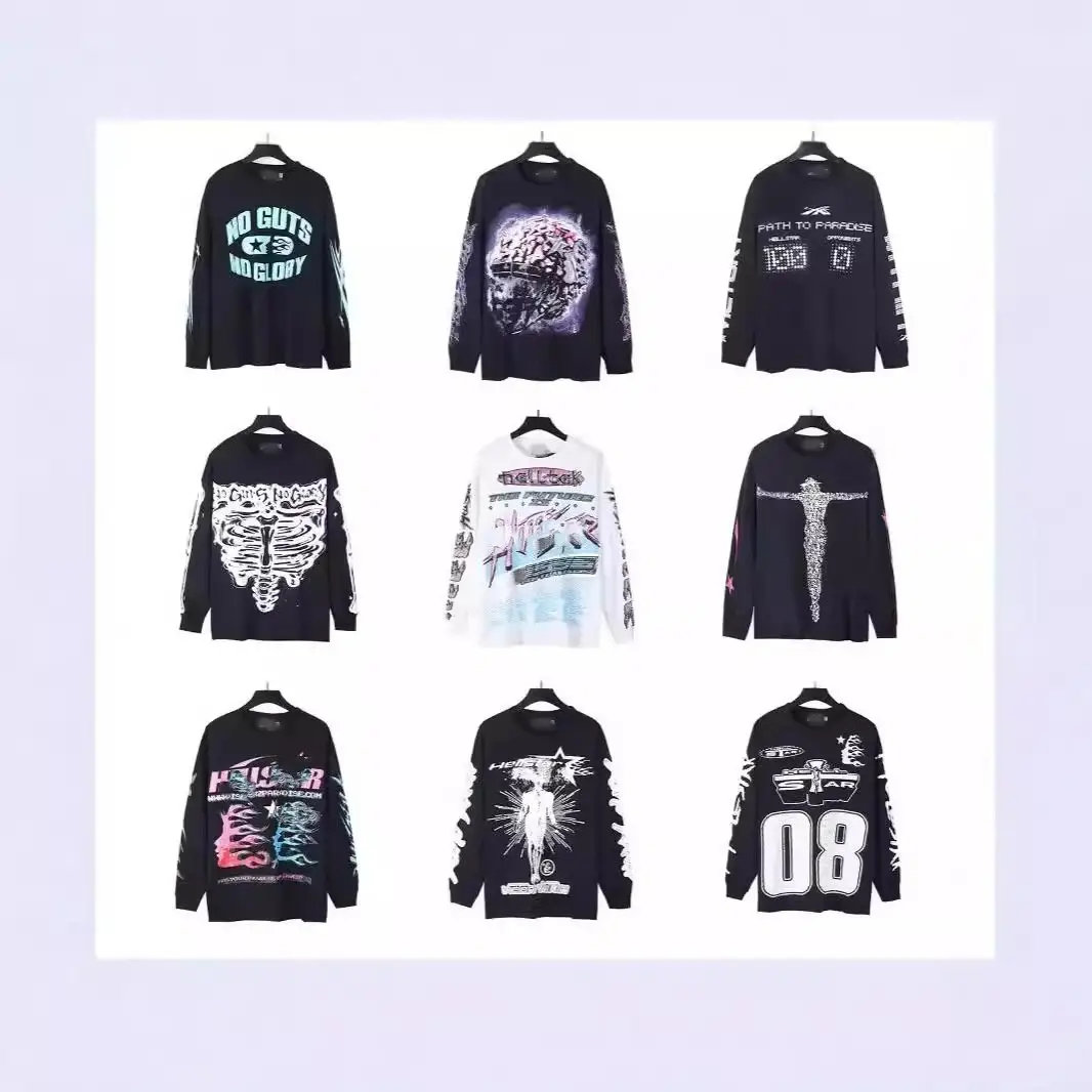 Hellstar Long Sleeve Graphic Hoodies [17 styles]
