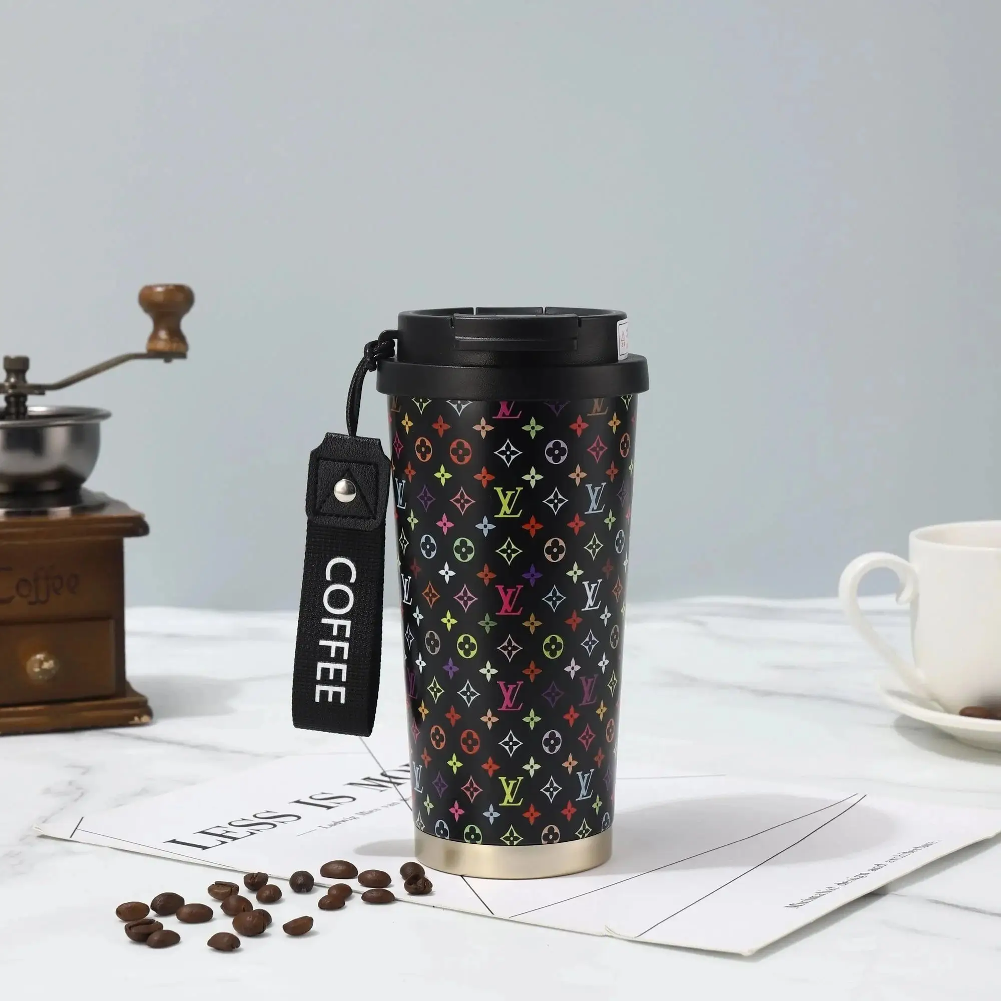LV Monogram Multicolor Travel Mug [2 styles] 3