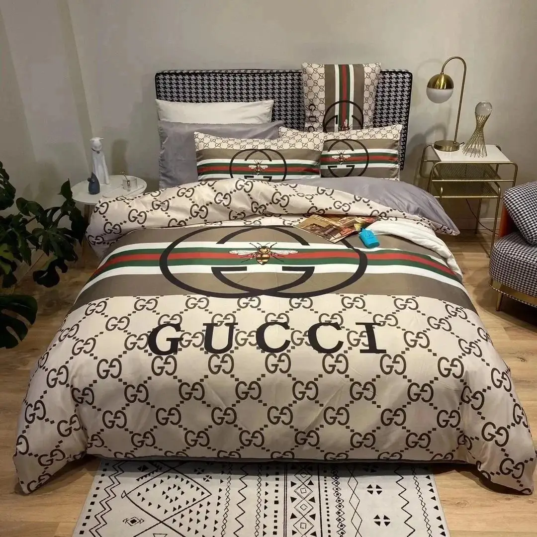 LV & Gucci &  chanel & Burberry  bedding (40 styles) 2