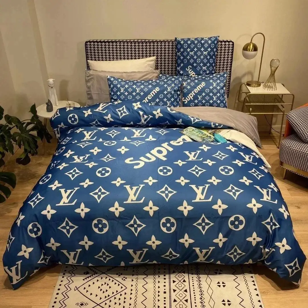 LV & Gucci &  chanel & Burberry  bedding (40 styles) 3